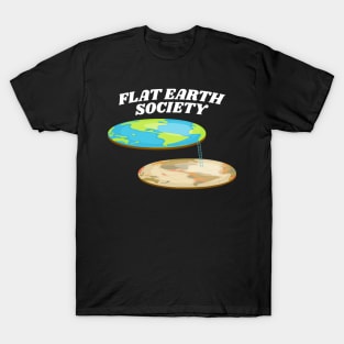 flat earth society T-Shirt